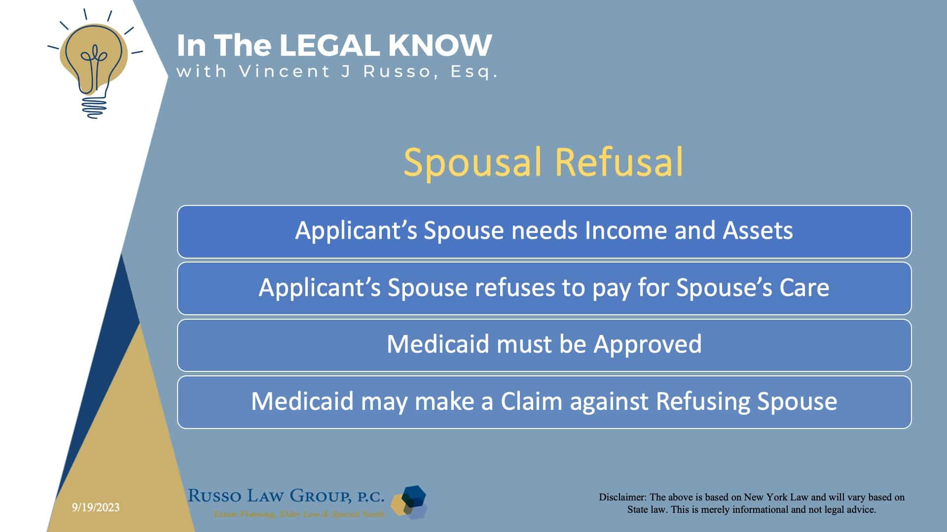 Spousal Refusal